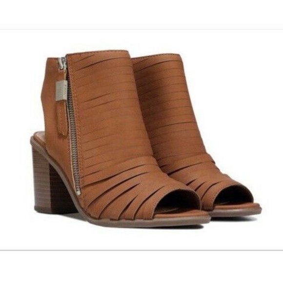 Circus by Sam Edelman Shoes - Circus by Sam Edelman brown peep toe bootie